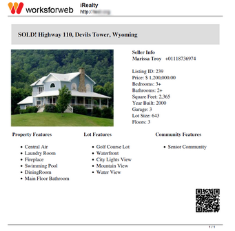 Import Ad to PDF Property Solution